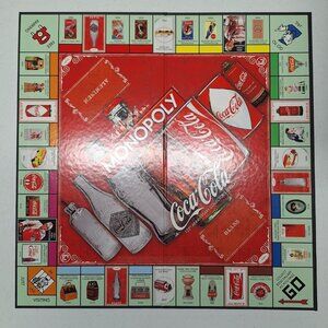 Monopoly Coca-Cola 125th Anniversary Replacement Board Pop Soda Game‎ Piece
